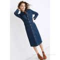 Organic Cotton Denim Dress